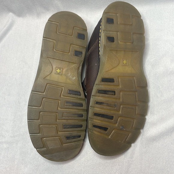 Dr. Martens Brown Leather Lace up Oxford Lug Sole Size 14 - Picture 2 of 4